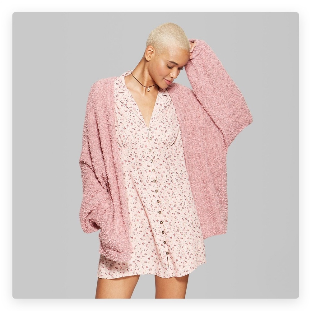 Wild Fable mauve cardigan